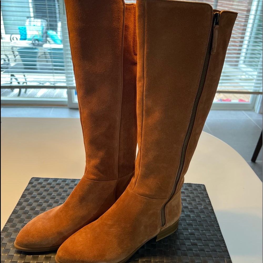 Nine West Suede Camel Boot